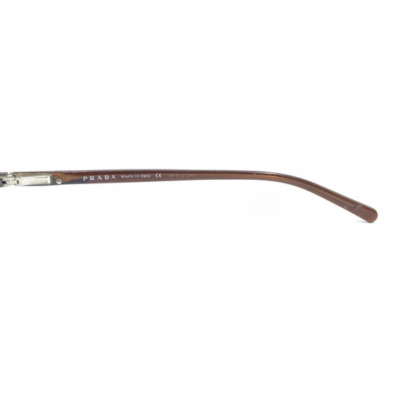 Prada VPR 02I 7YJ-1O1 Brown Snake Skin Pattern Eyeglasses Frames 50-16 135 Italy - Picture 9 of 12